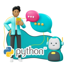 Умный чат-бот на Python на Telegram - КИБЕРшкола программирования для детей, компьютерные курсы для школьников, начинающих и подростков - KIBERone г. Москва